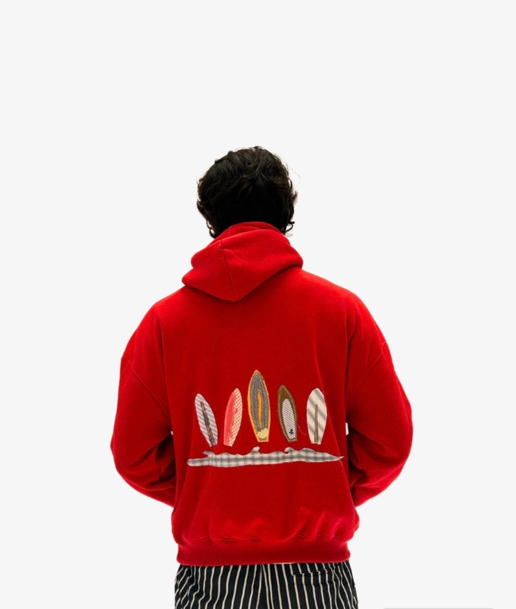 “ALON” in red Hoodie