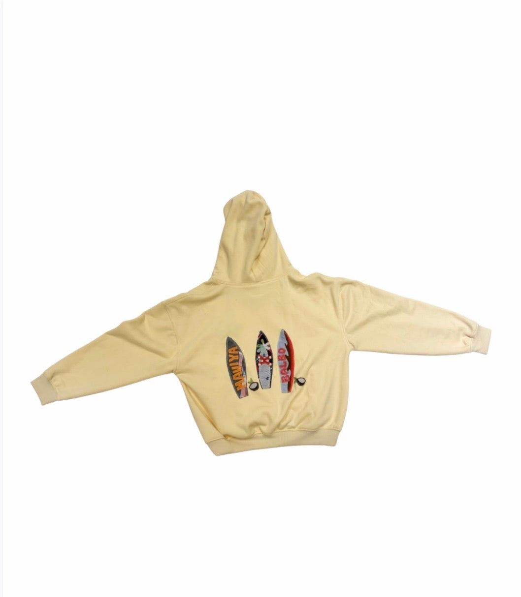 “ALON” in cream Hoodie