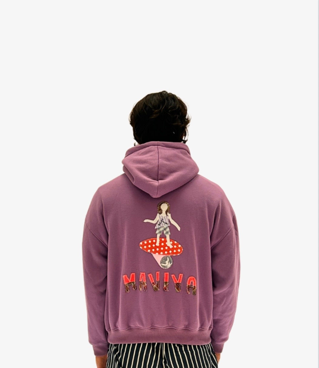 “TATAG” in purple Hoodie