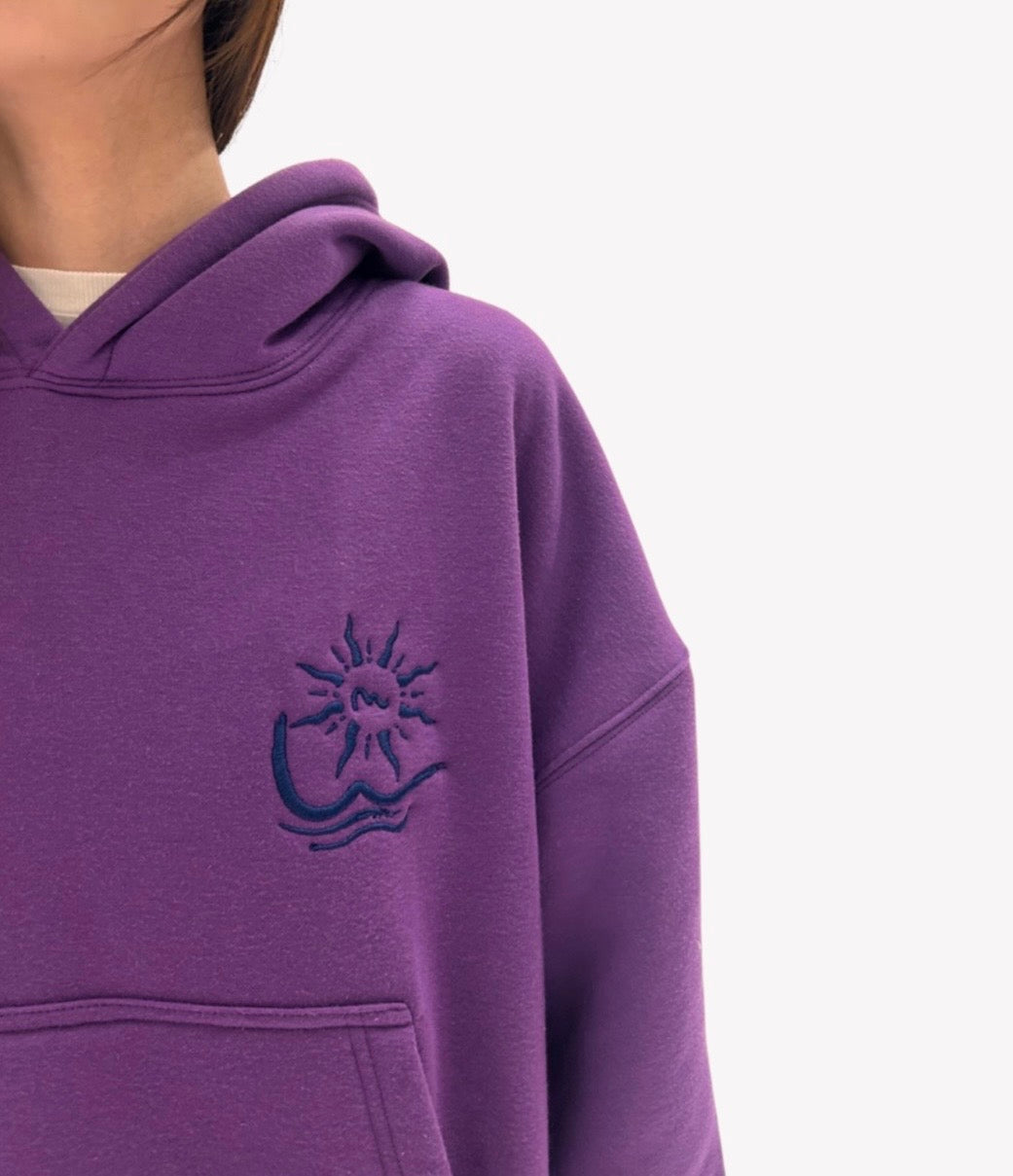 “BUNDOK” in purple Hoodie