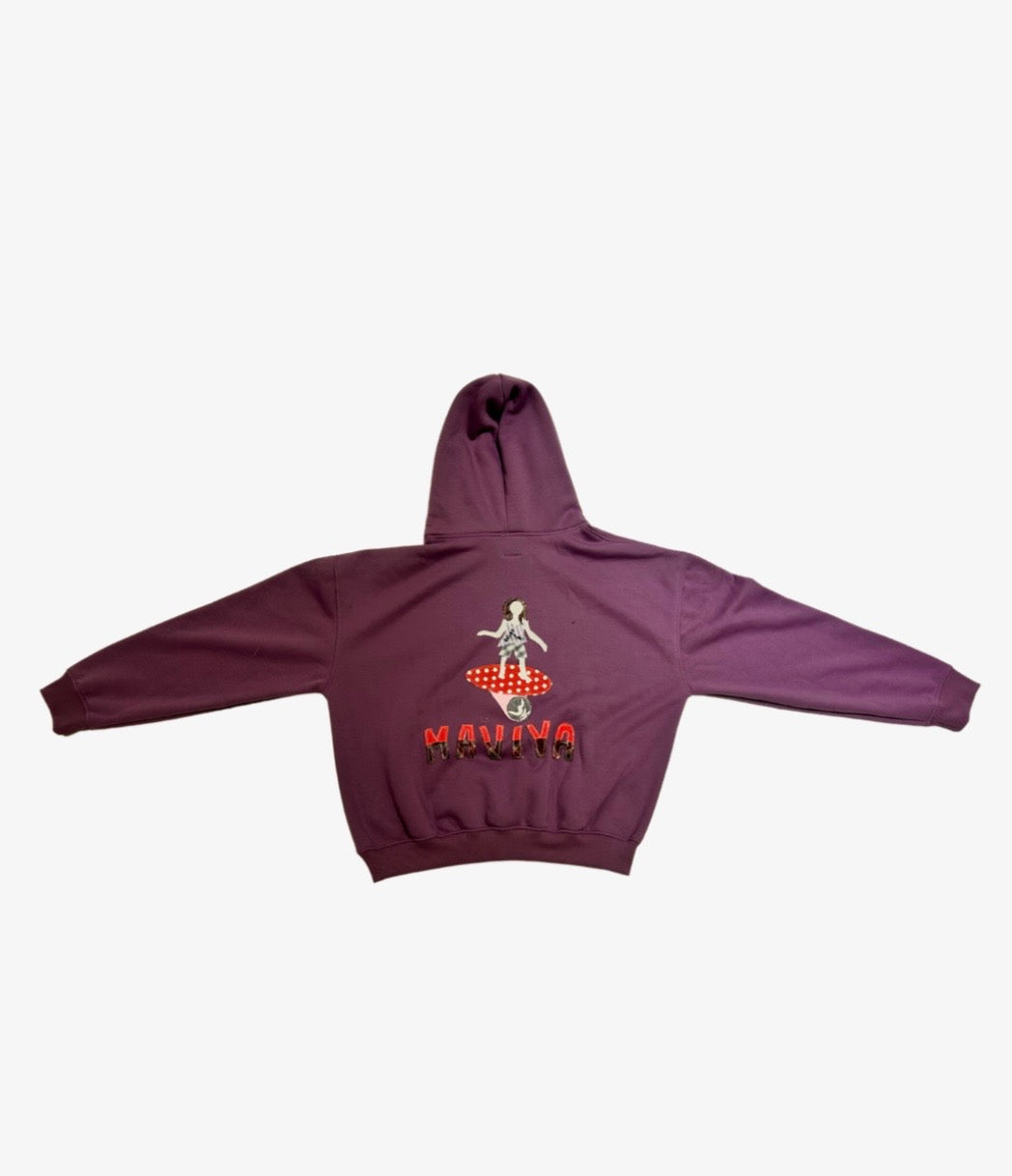 “TATAG” in purple Hoodie