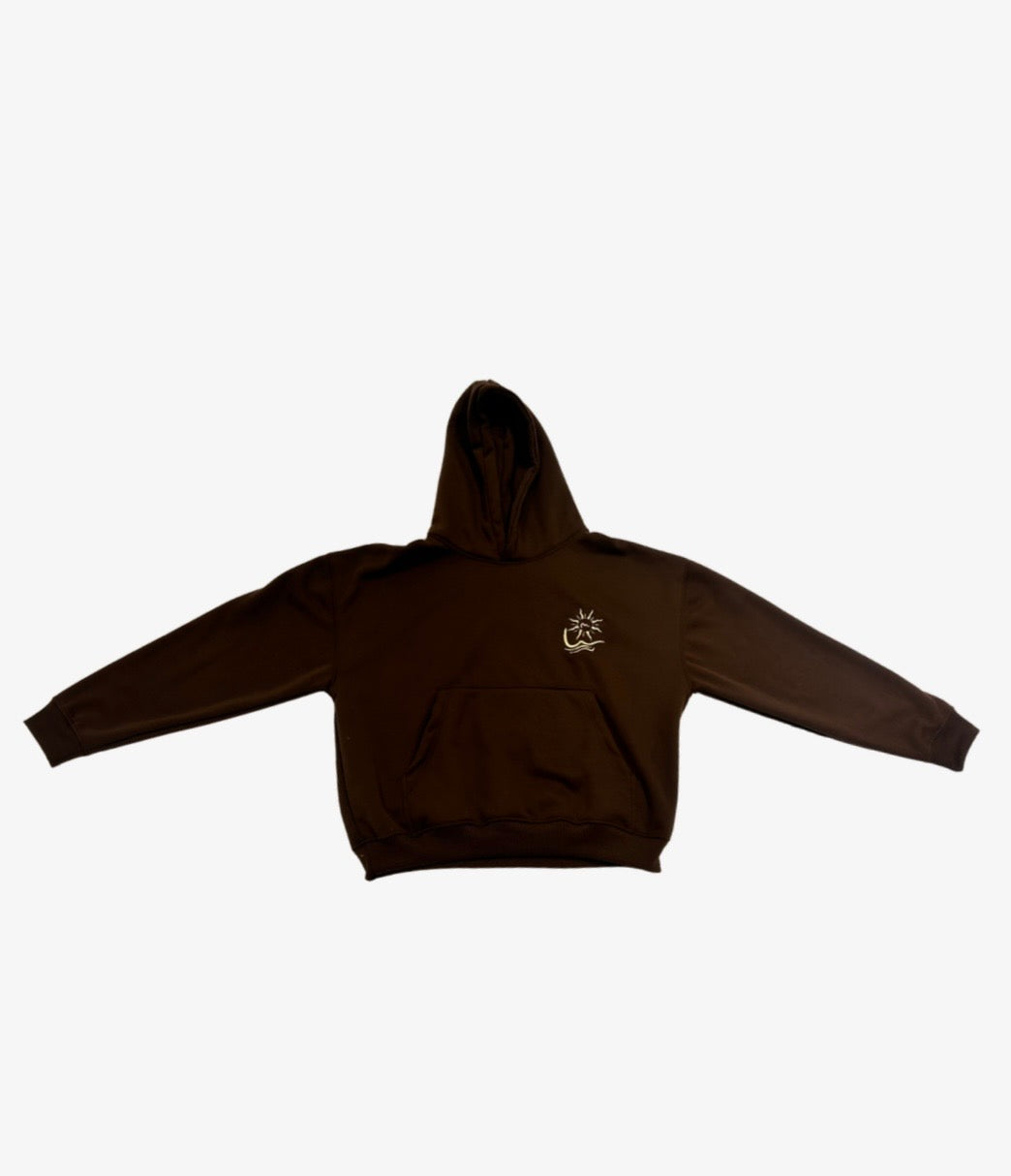 “LAYAG” in brown Hoodie